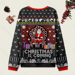 Santa of Thrones Christmas Is Coming Ugly Christmas Sweater
