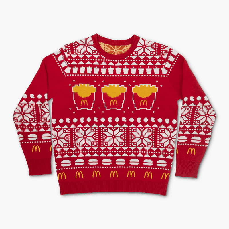 McDonald's World Famous Fries 2024 Ugly Christmas Sweater