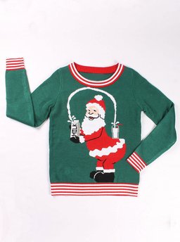 Santa Break the Internet Ugly Christmas Sweater