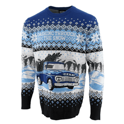 Ford Dashing Through the Snow Ugly Christmas Sweater