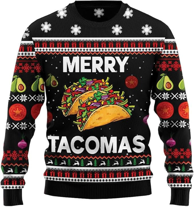 Merry Tacomas Ugly Christmas Sweater