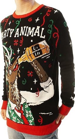Reindeer Party Animal Ugly Christmas Sweater