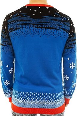 Santa Santaur Ugly Christmas Sweater