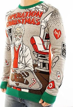 Gingerbread Operation Christmas Ugly Christmas Sweater