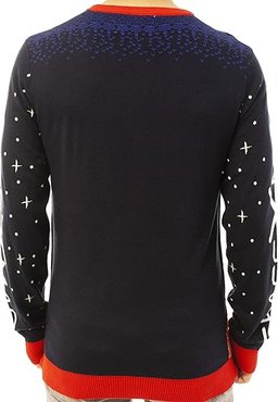 Santa Space Gift for Alien SpaceXmas Ugly Christmas Sweater