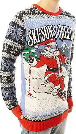 Santa Skison's Greetings Ugly Christmas Sweater