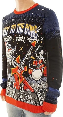 Jolly to the Bone Ugly Christmas Sweater