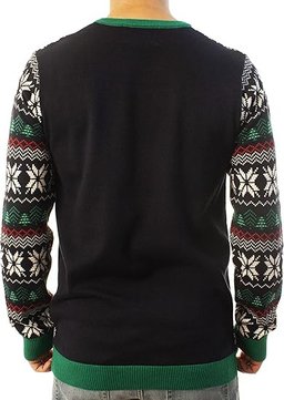 Gingerbread I'm Only Here for the Food Ugly Christmas Sweater