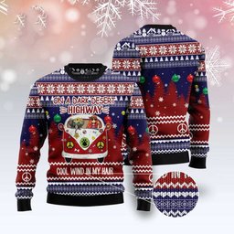 Elephant Hippie Girl Ugly Christmas Sweater