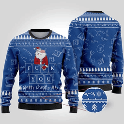 Merry Chemis-mas Science Ugly Christmas Sweater