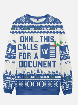 Ugly Christmas Sweater Spreadsheet Excel Spreadsheet Sweatshirt