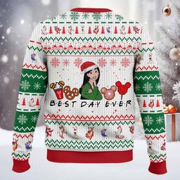 Mulan Princess Christmas Ugly Sweater
