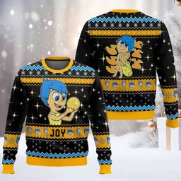 Joy Inside Out Ugly Christmas Sweater