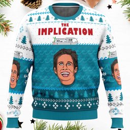 The Implication Pop Culture Ugly Christmas Sweater