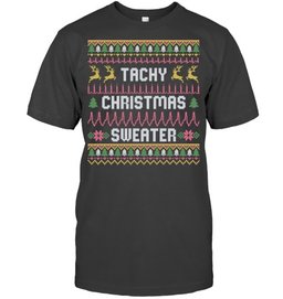 Funny Tachy Christmas Sweater Medical Cardiac Icu Nurse Ugly Sweatshirt