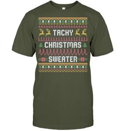 Funny Tachy Christmas Sweater Medical Cardiac Icu Nurse Ugly Sweatshirt
