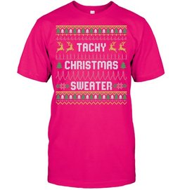 Funny Tachy Christmas Sweater Medical Cardiac Icu Nurse Ugly Sweatshirt