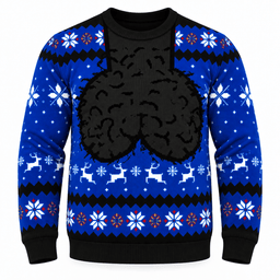 Funny Men’s Jingle Balls 2026 Blue Ugly Christmas Sweater Version 2