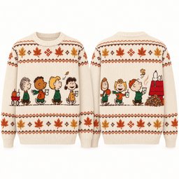 Peanuts Snoopy Autumn 2026 Ugly Christmas Sweater for Peanuts Fans