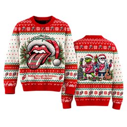 The Rolling Stones Merry Stonesmas 2026 Ugly Christmas Sweater for The Rolling Stones Fans