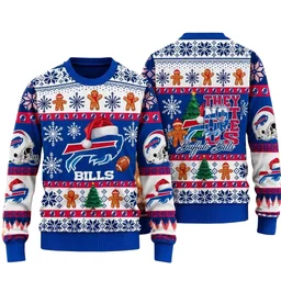 Buffalo Bills They Not Like Us Ugly Christmas Sweater