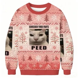 Consider Your Pants Peed Funny Meme Christmas Ugly Sweater