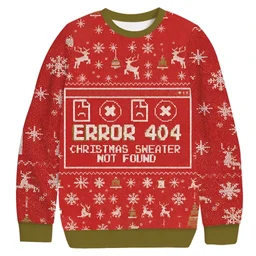Error 404 Not Found Christmas Ugly Sweater for Christmas Fans