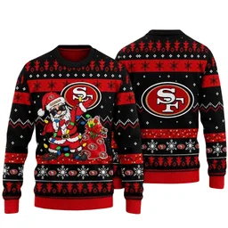 San Francisco 49ers Santa Claus Ugly Christmas Sweater
