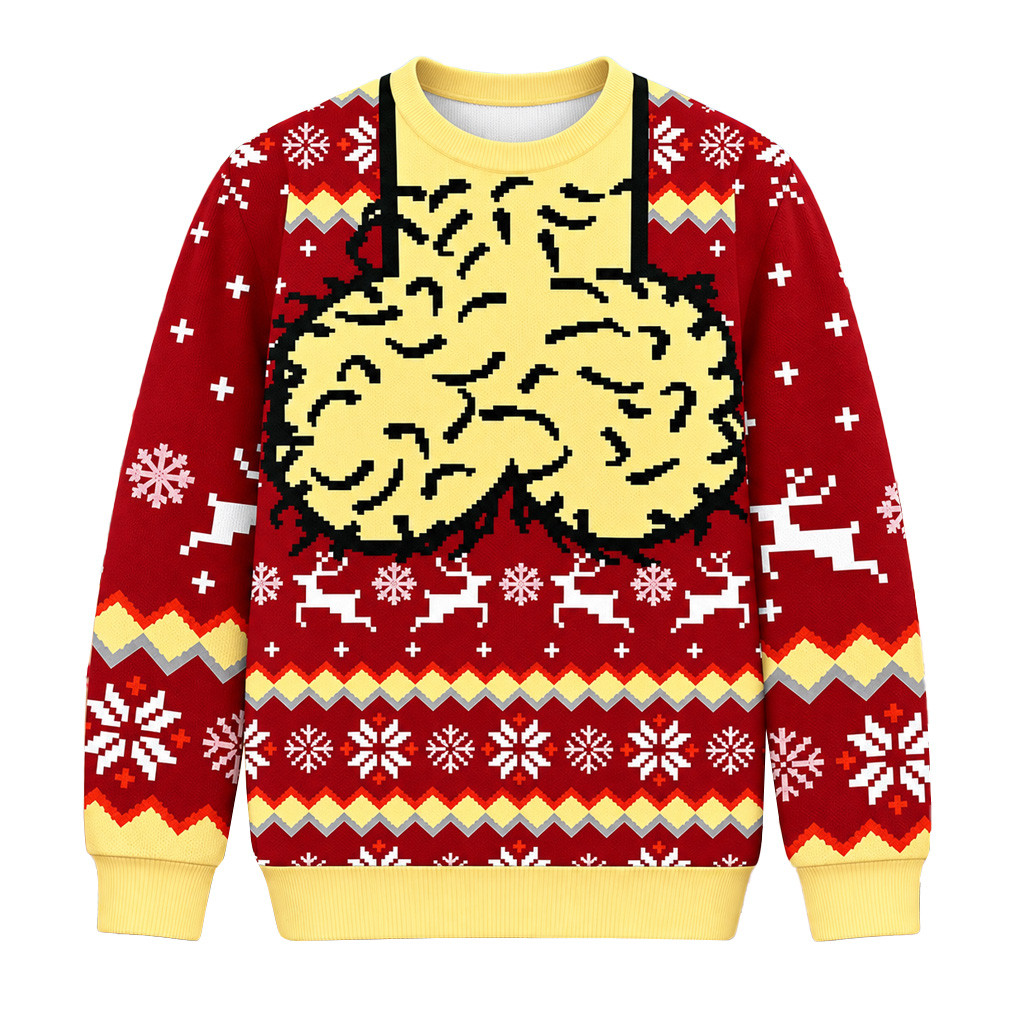 Funny Men’s Jingle Balls 2026 Red Ugly Christmas Sweater