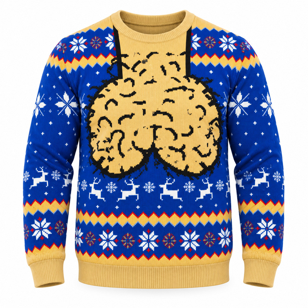 Funny Men’s Jingle Balls 2026 Blue Ugly Christmas Sweater
