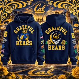 California Golden Bears x Grateful Dead 2026 Navy Hoodie