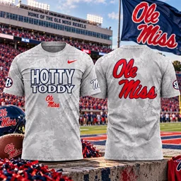 Ole Miss Rebels 2026 Wear White Camo Shirt