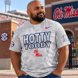 Ole Miss Rebels 2026 Wear White Camo Shirt