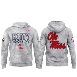Ole Miss Rebels 2026 Wear White Camo Hoodie