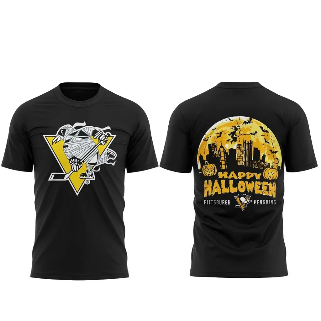 Pittsburgh Penguins x Halloween Mummy 2026 Graphic Shirt for Hockey Fans