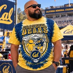 California Golden Bears x Grateful Dead Night 2026 Tie-dye Shirt