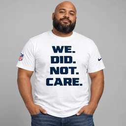 Seattle Seahawks 2026 We Did Not Care White Shirt