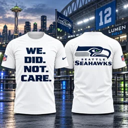 Seattle Seahawks 2026 We Did Not Care White Shirt