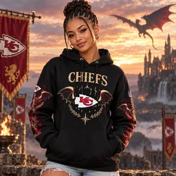 Kansas City Chiefs x Fourth Wing Night 2026 Dragons Make A Brighter Sky Hoodie