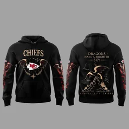 Kansas City Chiefs x Fourth Wing Night 2026 Dragons Make A Brighter Sky Hoodie