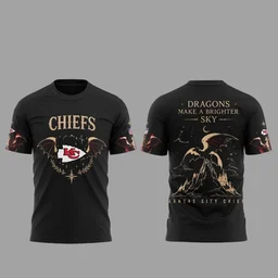 Kansas City Chiefs x Fourth Wing Night 2026 Dragons Make A Brighter Sky Shirt