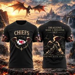 Kansas City Chiefs x Fourth Wing Night 2026 Dragons Make A Brighter Sky Shirt