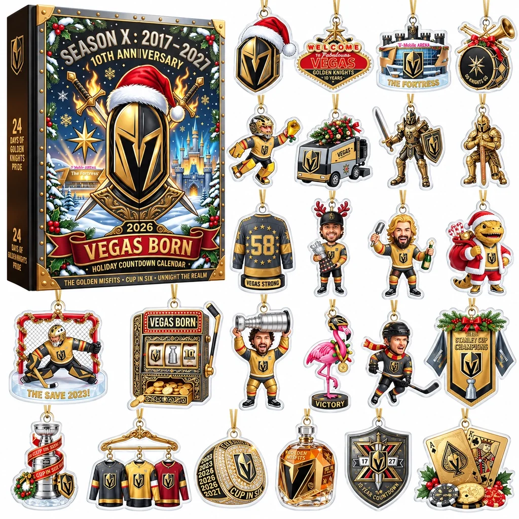 Vegas Golden Knights 10th Anniversary Vegas Born Advent Calendar