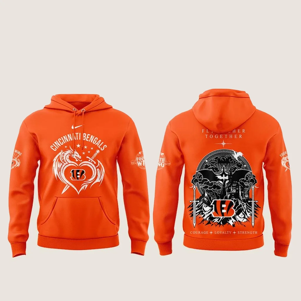 Cincinnati Bengals x Fourth Wing Night 2026 Hoodie