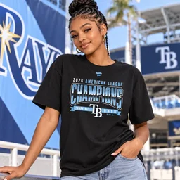 Tampa Bay Rays Black 2026 American League Champions Roster T-Shirt