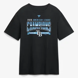 Tampa Bay Rays Black 2026 American League Champions Roster T-Shirt