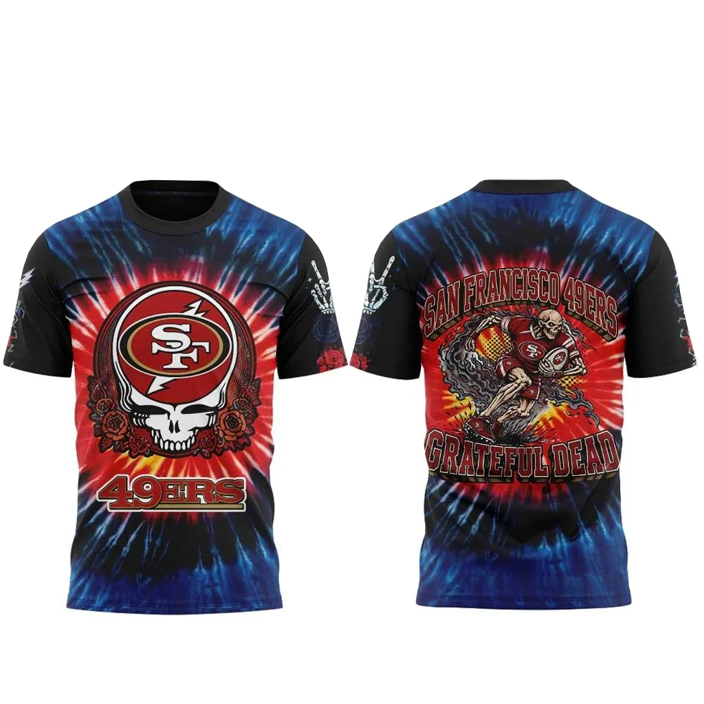 San Francisco 49ers x Grateful Dead Skeletons 2026 Shirt