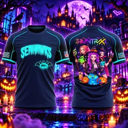 Seattle Seahawks x K-Pop Demon Hunters Halloween Night 2026 Shirt