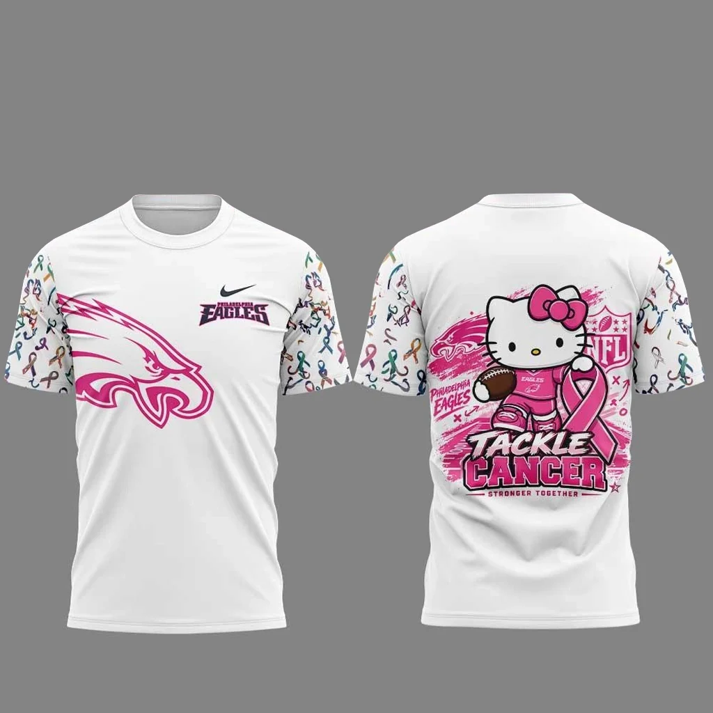 Philadelphia Eagles x Hello Kitty Crucial Catch 2026 Shirt