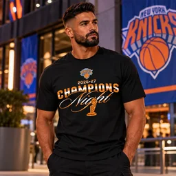 New York Knicks Celebrating Their 2026 Finals Victory Graphic Shirt for Basketball Fans